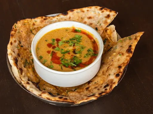 Mutton Keema Naan With Gravy