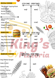 King's Pizzeria menu 3