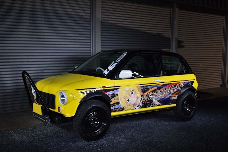 ヴィヴィオ ビストロの痛車・ヴィヴィオ・櫻井桃華に関するカスタム事例の投稿画像1枚目