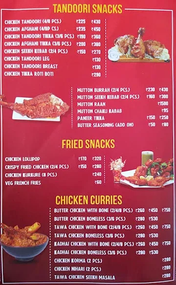 Nazeer Foods menu 