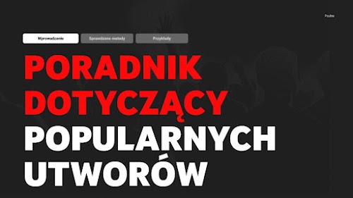 Poradnik dotyczący popularnych utworów