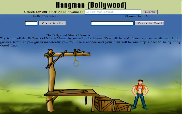 Hang Man (Bollywood Movies) chrome extension