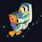 Item logo image for Spaceduck: An intergalactic space theme