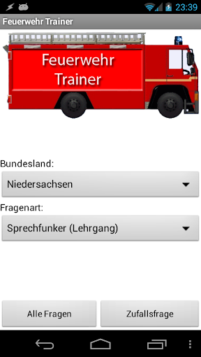 Screenshot Feuerwehr Trainer NDS