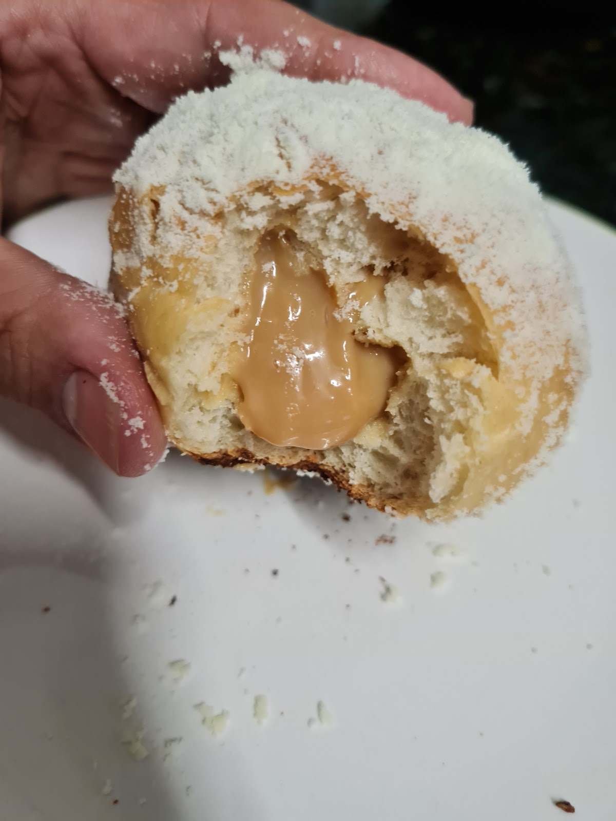 pão de leite ninho com doce de leite