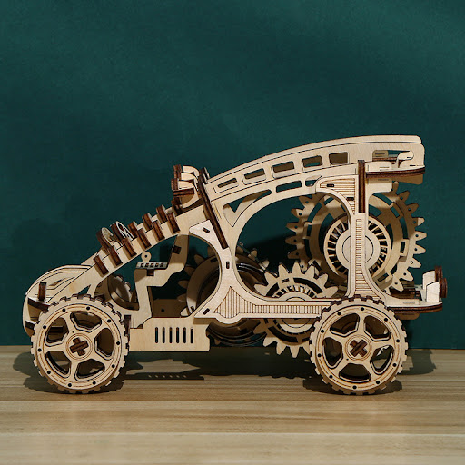 Title 4, 3D Puzzle Collision Car Simulation Model Decora...