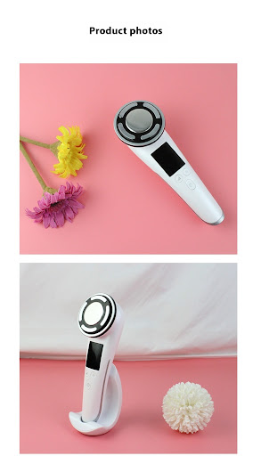 Title 9, Hot and Cold Pulse Beauty Instrument Facial Vib...