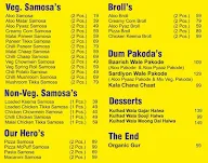 Samosa's Delivery Express menu 2