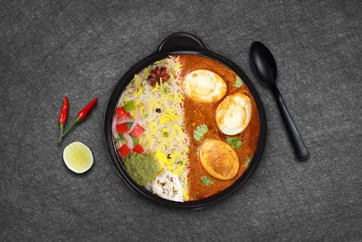 NH1 Dhaba Egg Curry [Masala Rice] Bowl