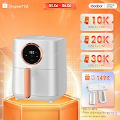 Nồi Chiên Không Dầu Gaabor Ga - E45A02 Dung Tích 4.5L, Công Suất 1400W - Thép Không Gỉ - Giá Rẻ - Hàng Chính Hãng