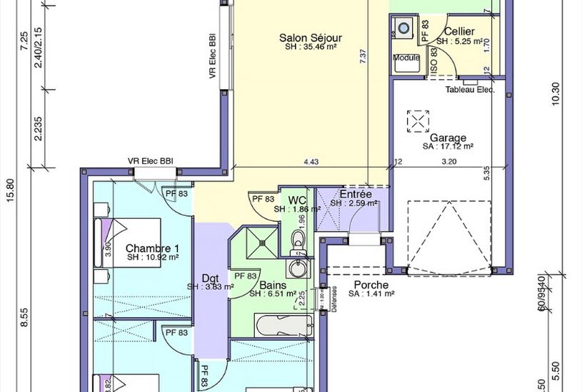  Vente Terrain + Maison - Terrain : 757m² - Maison : 95m² à Port-Des-Barques (17730) 