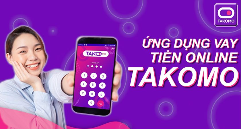 Vay Takomo khá đơn giản