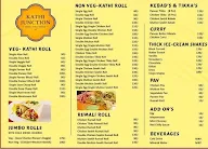 Kathi Junction menu 1