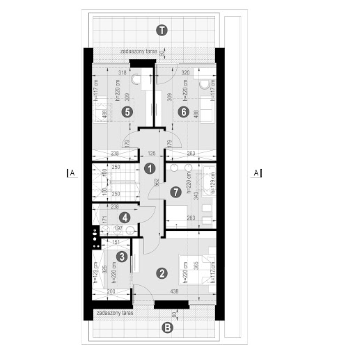 New House 755 - Rzut poddasza