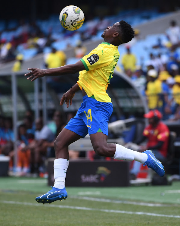 Terrence Mashego of Sundowns during the CAF Champions League match between Mamelodi Sundowns and FC Nouadhibou on Sunday