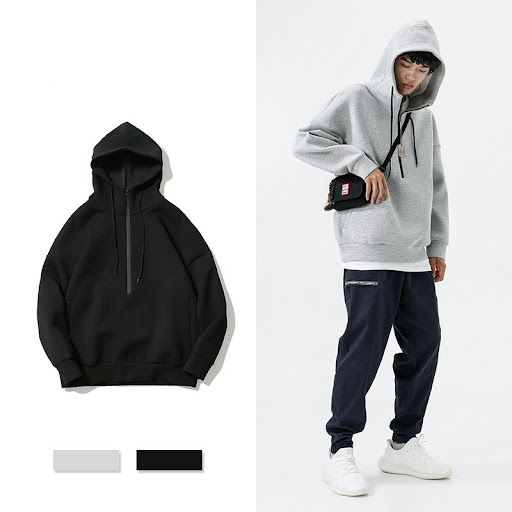 Title 9, Retro Casual Pullover Hooded Space Cotton Sweat...