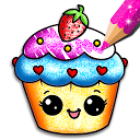 Cupcakes Coloring Book Glitter 2.5 تنزيل