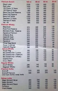 Hotel Meghraj menu 3