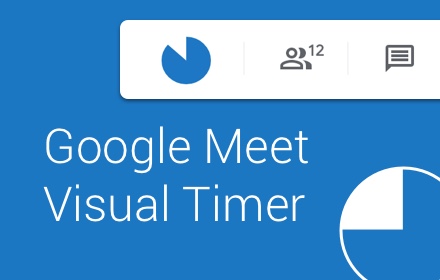 Google Meet Visual Timer chrome extension