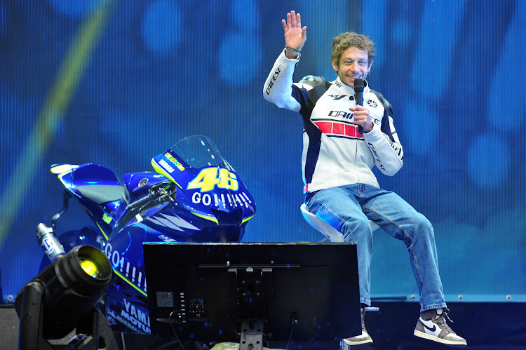 MotoGP legend Valentino Rossi at the EICMA motorcycle fair in Milan, Italy, in November following his retirement from MotoGP last year. Picture: REUTERS