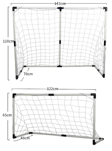 Title 7, Childrens Indoor Outdoor Football Goal Frame P...