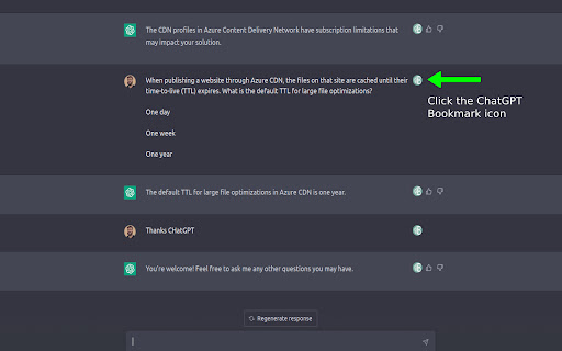 ChatGPT Bookmark