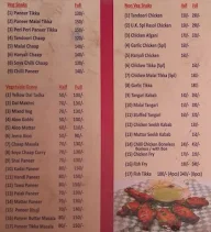 Uttrakand Rasoi menu 1