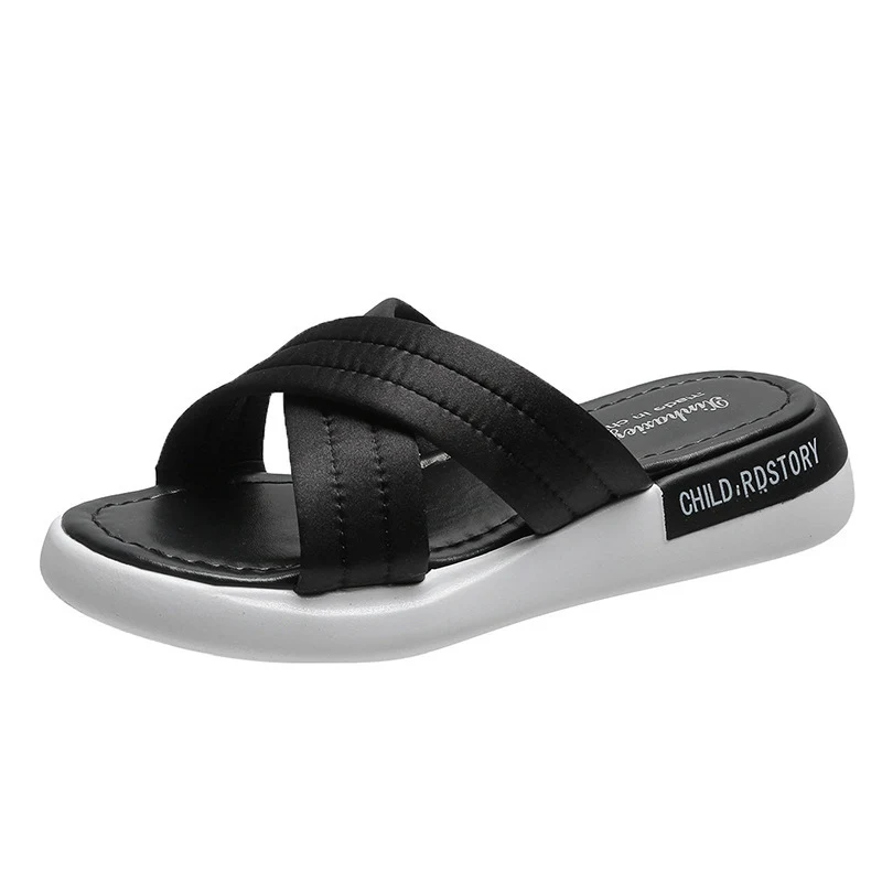 Dames modieuze casual platform hak slippers, perfect voor een casual look met comfort en stijl. Verhoog uw mode met deze trendy slippers.