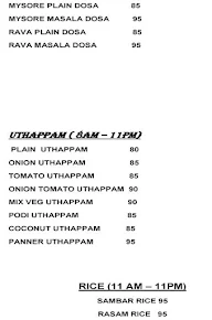 Southern Junction menu 3