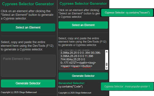 Cypress Selector Generator