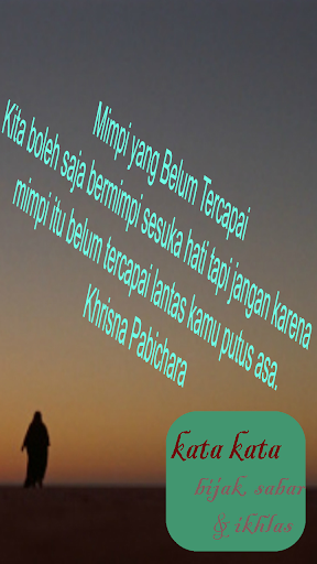 Kata Bijak Sabar dan Ikhlas