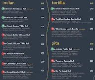 The Rollery menu 1