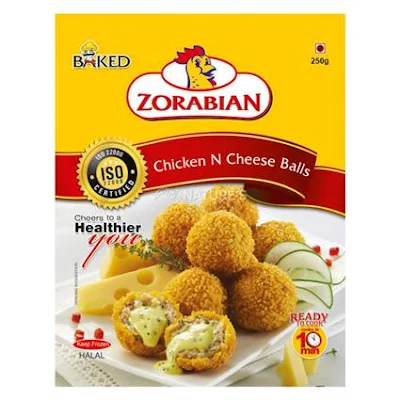 Zorabian Chicken N Cheese Balls - 250 gm