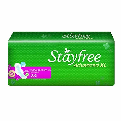 Stayfree Advanced Ultra Comfort XL With Wings Pack 28 Pc