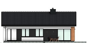 Domidea 12 w5 - Elewacja tylna