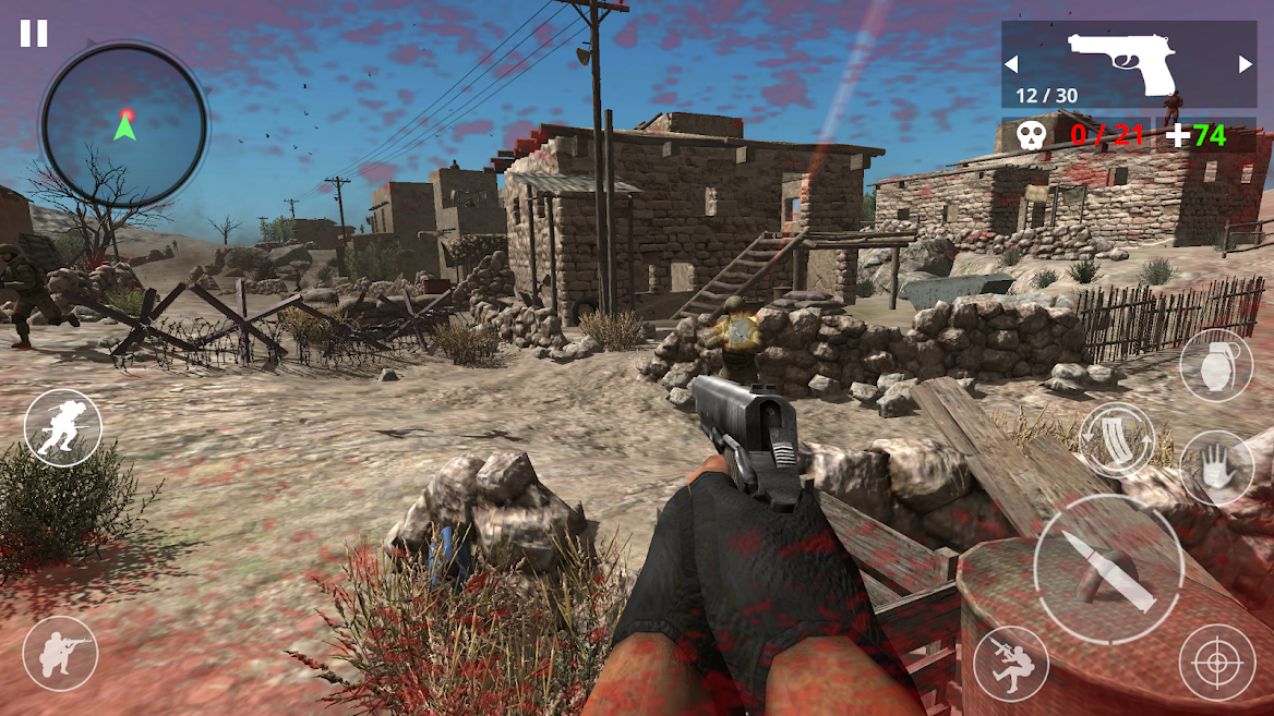 Resultado de imagem para Desert War : fps action shooting games