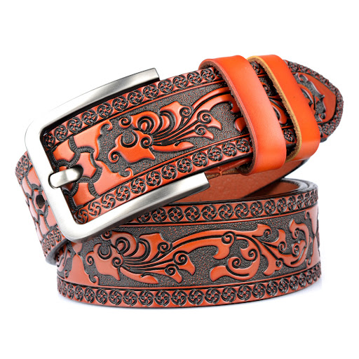 Title 5, Carved Craft Mens Belt