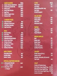 Hotel Siddharth Palace menu 2