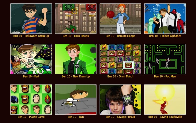 Juegos Ben 10