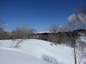 中央奥に大日ヶ岳