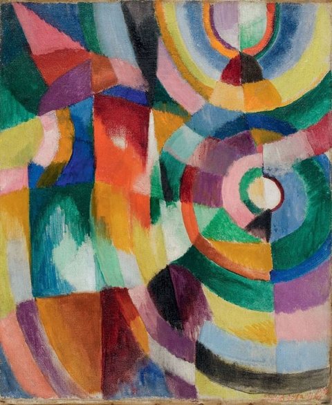 Sonia Delaunay, Electric Prisms, 1913, Tate Modern, London.