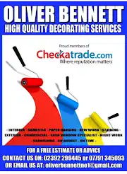 Oliver Bennett High Quality Decorating Services Logo