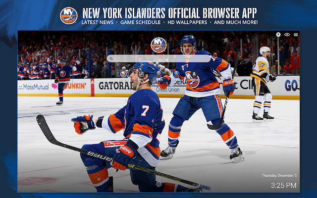 New York Islanders Official Browser App
