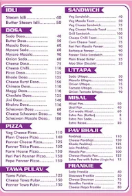 Shree Krishna Fast Food menu 1