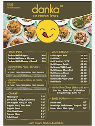 Danka - For Panipuri Lovers menu 1