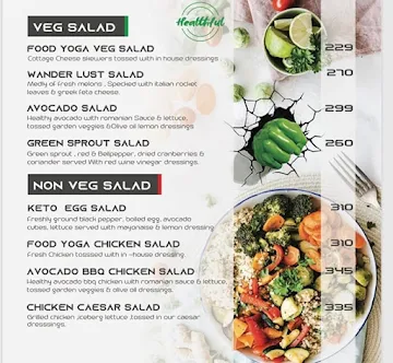 Stark Bistro menu 