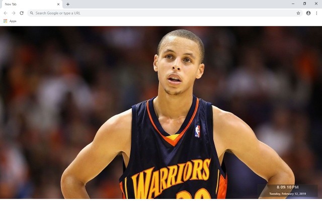 Stephen Curry NBA New Tab