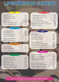 Cold Rock Cafe menu 2