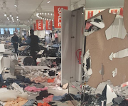 The Sandton City H&M store after EFF members ransacked it over the racially offensive advert.