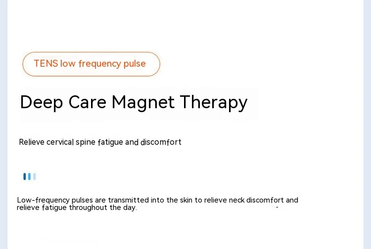 Intelligent Pulse Heating Cervical Spine Massage Instrument Physiotherapy Hot Compress Neck Support Relieve Neck Pain & 